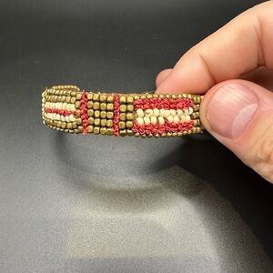 Handmade Isabel Marant Bead and Brass Bracelet